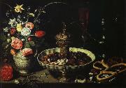 bord med blomvas och torkad frukt PEETERS, Clara